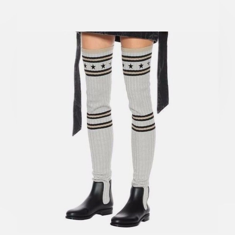 Givenchy Black Over-the-Knee Rain Boots